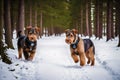 Portrait of a beautiful Airedale Terrier dog in the park. Generative AI Royalty Free Stock Photo