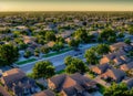 Deer Hollow neighborhood in San Antonio, Texas USA.