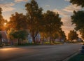 Dutchtown neighborhood in St. Louis, Missouri USA. Royalty Free Stock Photo