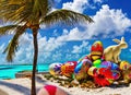 Easter Holiday Scene in Grand Turk,,Turks And Caicos Islands.