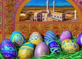 Easter Holiday Scene in Kerman,Kerm?n,Iran.