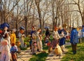 Easter Holiday Scene in Springfield,Missouri,United States.