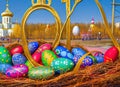 Easter Holiday Scene in Ufa,Bashkortostan,Russia.