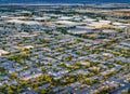 Erikson Industrial Park neighborhood in Sacramento, California USA. Royalty Free Stock Photo