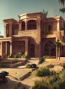 Fictional Mansion in Az Zarqa\', Az Zarq?â, Jordan.