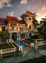 Fictional Mansion in Binan, Laguna, Philippines.