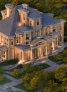 Fictional Mansion in Kansas City, Missouri, United States.