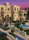 Fictional Mansion in Misratah, Mi?r?tah, Libya.