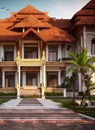 Fictional Mansion in Padang, Sumatera Barat, Indonesia.