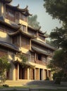 Fictional Mansion in Qingping, Henan, China.
