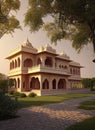 Fictional Mansion in Rohtak, Hary?na, India. Royalty Free Stock Photo