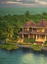 Fictional Mansion in Sorong, Papua Barat, Indonesia.