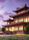 Fictional Mansion in Tai\'an, Shandong, China.