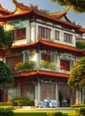 Fictional Mansion in Yangjiang, Guangdong, China.