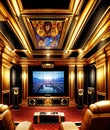 Home Theater Systems Commercial Business. Generative AI.