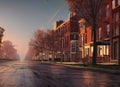 North Park neighborhood in Chicago, Illinois USA. Royalty Free Stock Photo