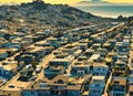 Parkside neighborhood in San Francisco, California USA.