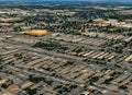 Raley Industrial Park neighborhood in Sacramento, California USA. Royalty Free Stock Photo