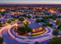 Reserve at Culebra Creek neighborhood in San Antonio, Texas USA.