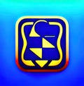 Chess Software App Style Icon. Generative AI. Royalty Free Stock Photo
