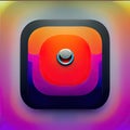 Remote Control Software App Style Icon. Generative AI. Royalty Free Stock Photo