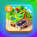 Sandbox Software App Style Icon. Generative AI. Royalty Free Stock Photo