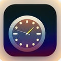 Time Management Software App Style Icon. Generative AI. Royalty Free Stock Photo