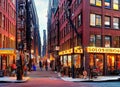 SoHo neighborhood in New York, New York USA.