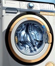 Washing Machine Repair Commercial Business. Generative AI. Royalty Free Stock Photo