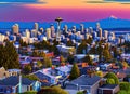 Wedgwood neighborhood in Seattle, Washington USA. Royalty Free Stock Photo