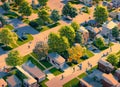 Windom Park neighborhood in Minneapolis, Minnesota USA. Royalty Free Stock Photo