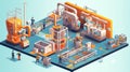 Generative AI Bakery Factory Food Production-