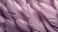 Generative AI, Beautiful lavender, purple color closeup feathers, photorealistic background.