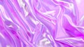 Generative AI Beautiful purple pink silk satin background Soft folds Shiny fabric Luxury lilac background with cop