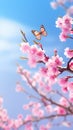 Beautiful spring image of branch of blooming sakura 1690447396483 3