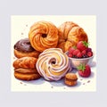 Generative AI Best bakery - illustration with-