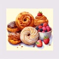 Generative AI Best bakery - illustration with-