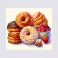 Generative AI Best bakery - illustration with-