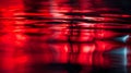 Generative AI Black red abstract background Reflection of light in calm water Blood red sunset Colorful modern bac Royalty Free Stock Photo