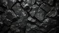 Generative AI Black and white grunge Rock texture Dark stone background Mountain surface texture Closeup It looks Royalty Free Stock Photo