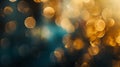 Generative AI Blurred backgroundAbstract background with bokeh defocused lights business concept.