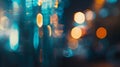 Generative AI Blurred backgroundAbstract background with bokeh defocused lights business concept.