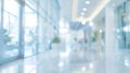 Generative AI Blurred hotel or office building lobby blur background interior view toward reception hall modern lu Royalty Free Stock Photo