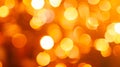 Generative AI Blurred orange bokeh background Blur abstract background of urban light Warm light with beautiful pa Royalty Free Stock Photo