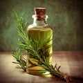Generative ai: A bottle of rosemary essential oil