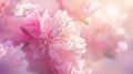 Generative AI Bouquet of stylish peonies closeup Pink peony flowers Closeup of flower petals Floral greeting card Royalty Free Stock Photo