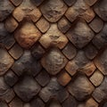 Generative AI: brick old slyle wall background or texture