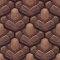 Generative AI: brick old slyle wall background or texture