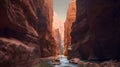 Generative AI, Canyon Vistas: Exploring the Majesty of Nature\'s Chasms Royalty Free Stock Photo