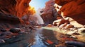 Generative AI, Canyon Whispers: A Journey into Enigmatic Depths